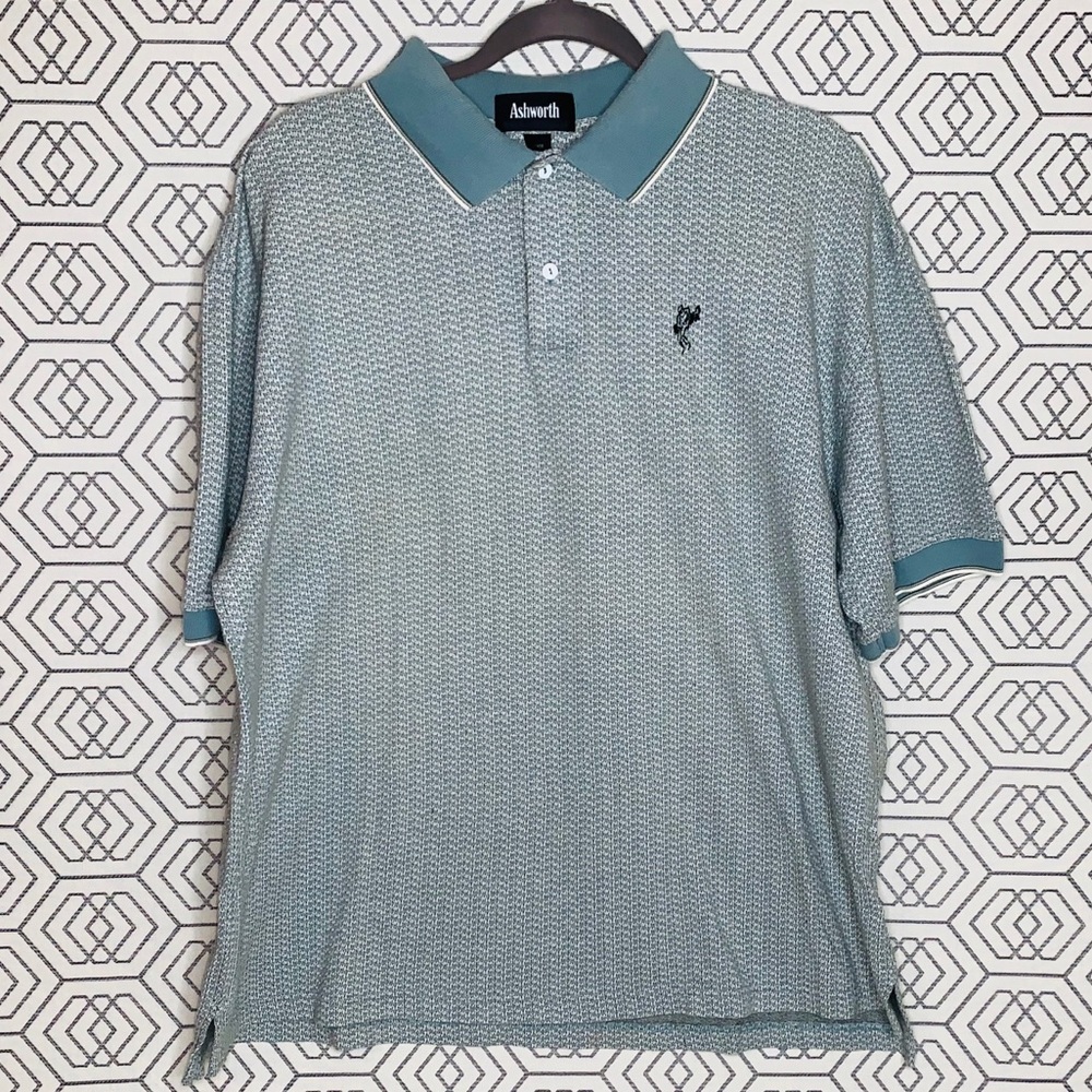 Vintage Ashworth Mens Pollo Large
